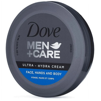 Dove Men Care Ultra Hydra Cream Face Body Hands Moisturizer 2.54oz/75ml