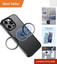 Seamless Magnetic Sticker Rings for Phones   2 Black 0.2mm Models Included