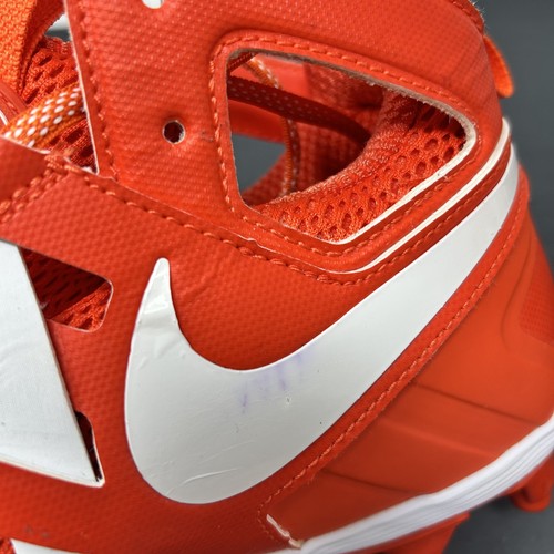 NIKE HUARACHE 5 ELITE MEN'S FOOTBALL LACROSSE CLEATS ORANGE 807142-811 SIZE 10.5 - Picture 10 of 10