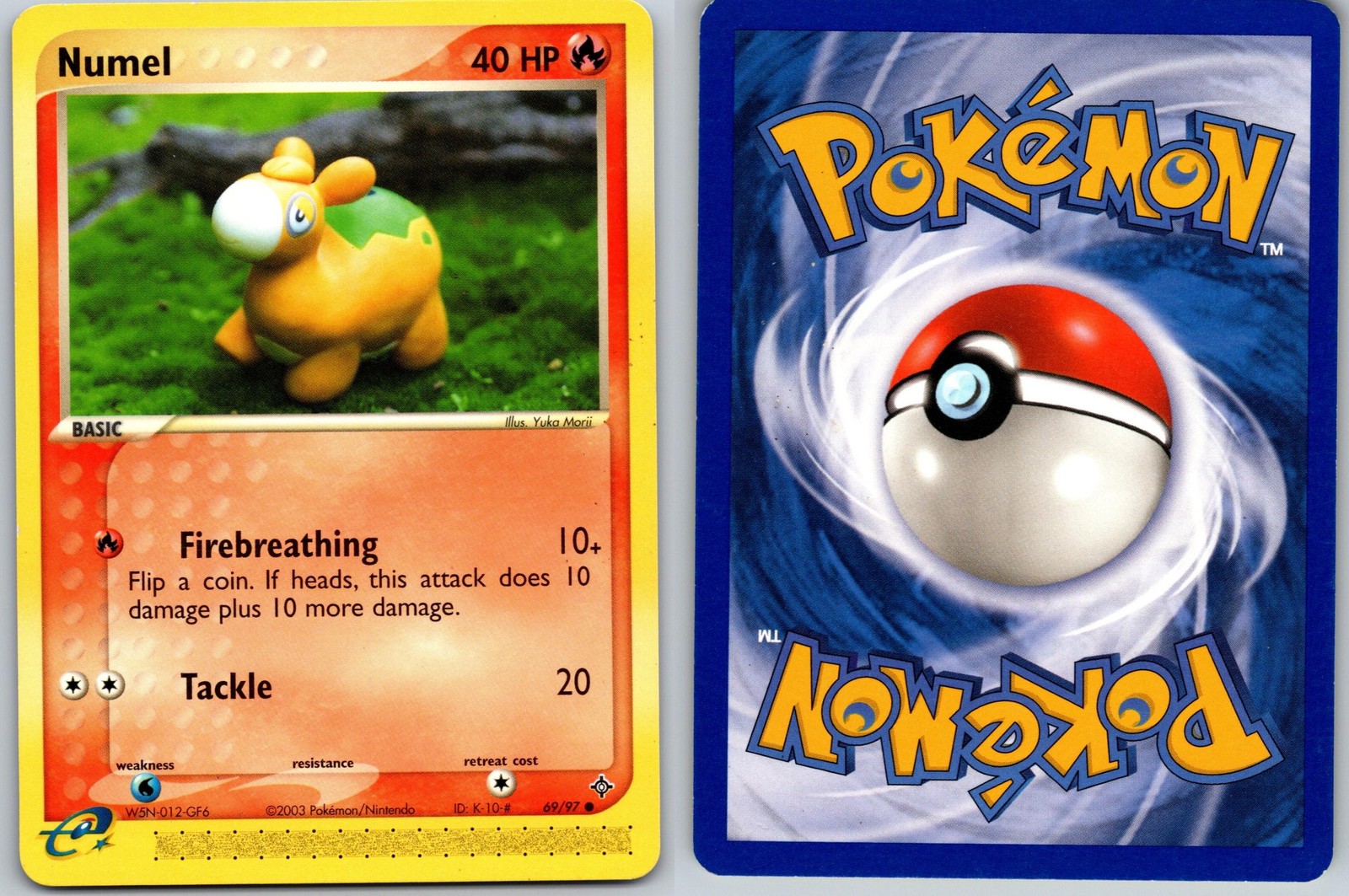 NUMEL POKEMON DRAGON 69/97 COMMON LP YUKA MORII