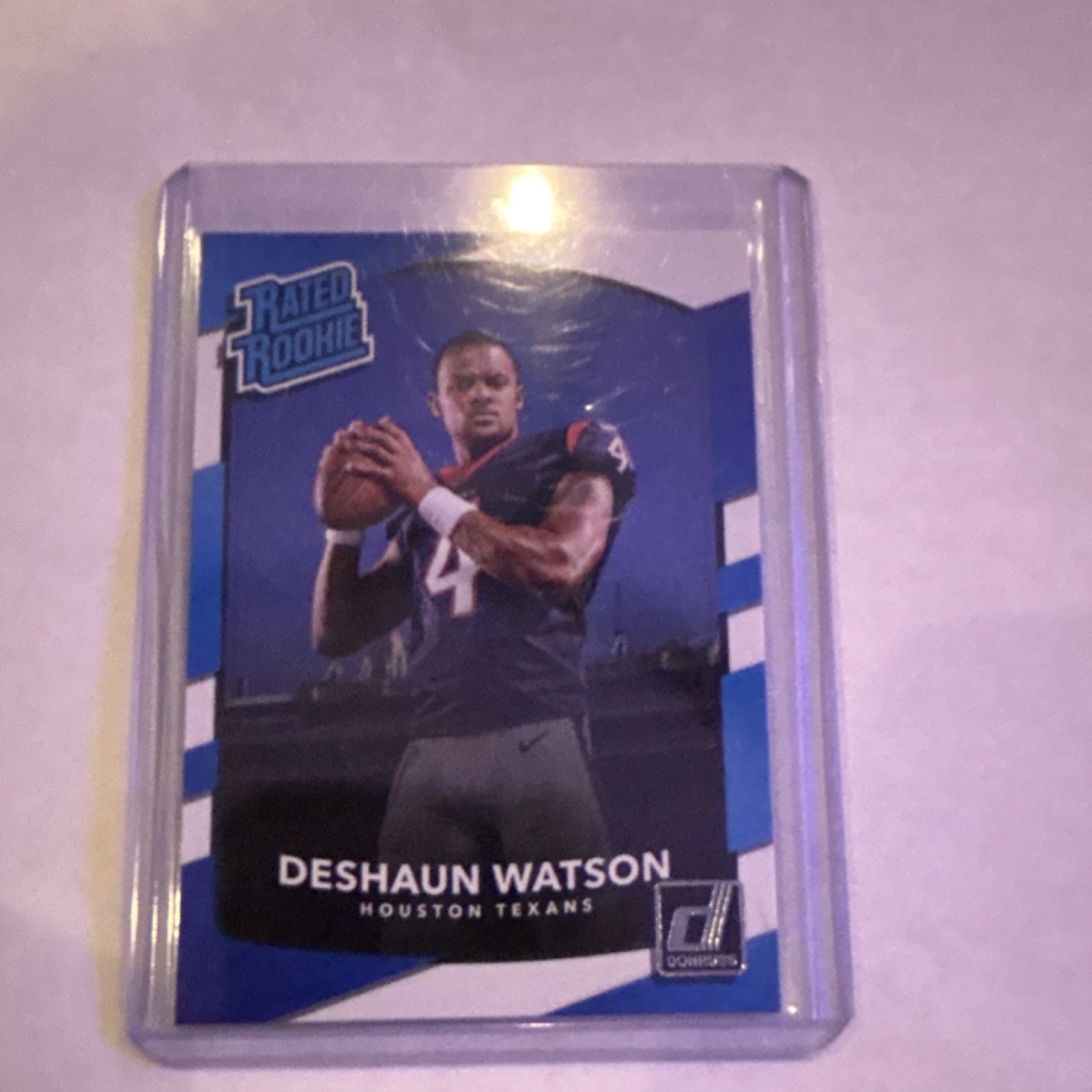 2017 Panini Donruss Optic Football Deshaun Watson Rated Rookie #195 Texans