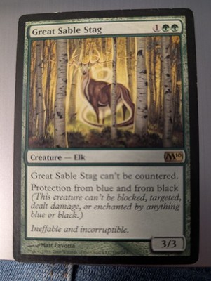 Great Sable Stag Core Set 2010 (M10) Regular MTG