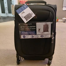 Maxlite 5 Softside Expandable Carry on Luggage with 4 Spinner Wheels, Lightwe...