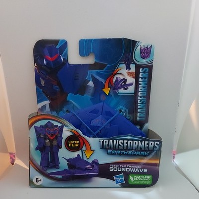 Transformers Earthspark Soundwave 1 Step Flip Tomy Hasbro