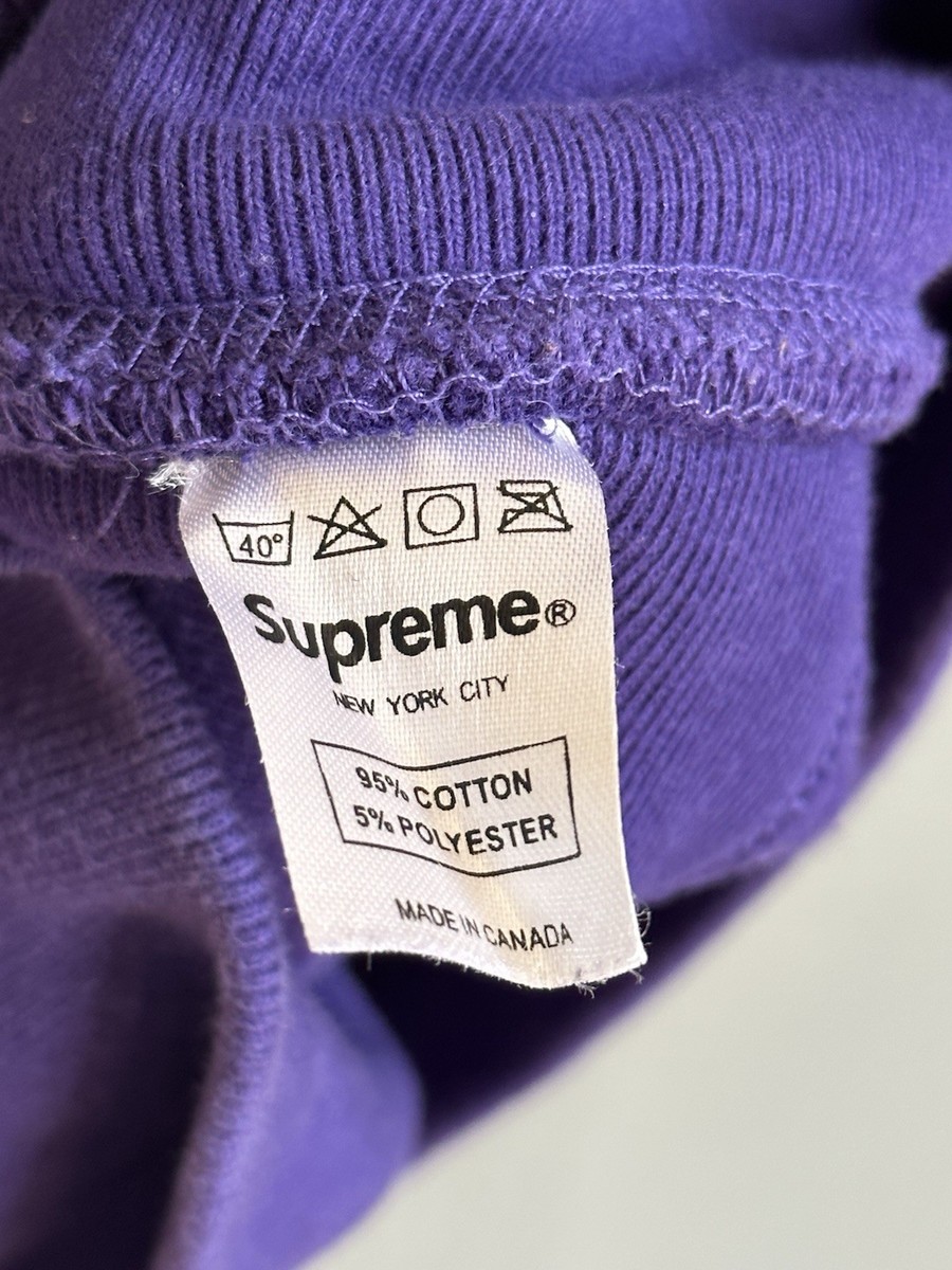 Supreme 2006 Purple Box Logo Crewneck | eBay