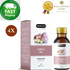 4 Pack X HEMANI Garlic natural oil 30ml 100% Natural ⭐FAST SHIPPING⭐