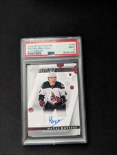 2022-2023 SP Authentic Matias Maccelli Future Watch Auto /999 #115 Rookie PSA 9