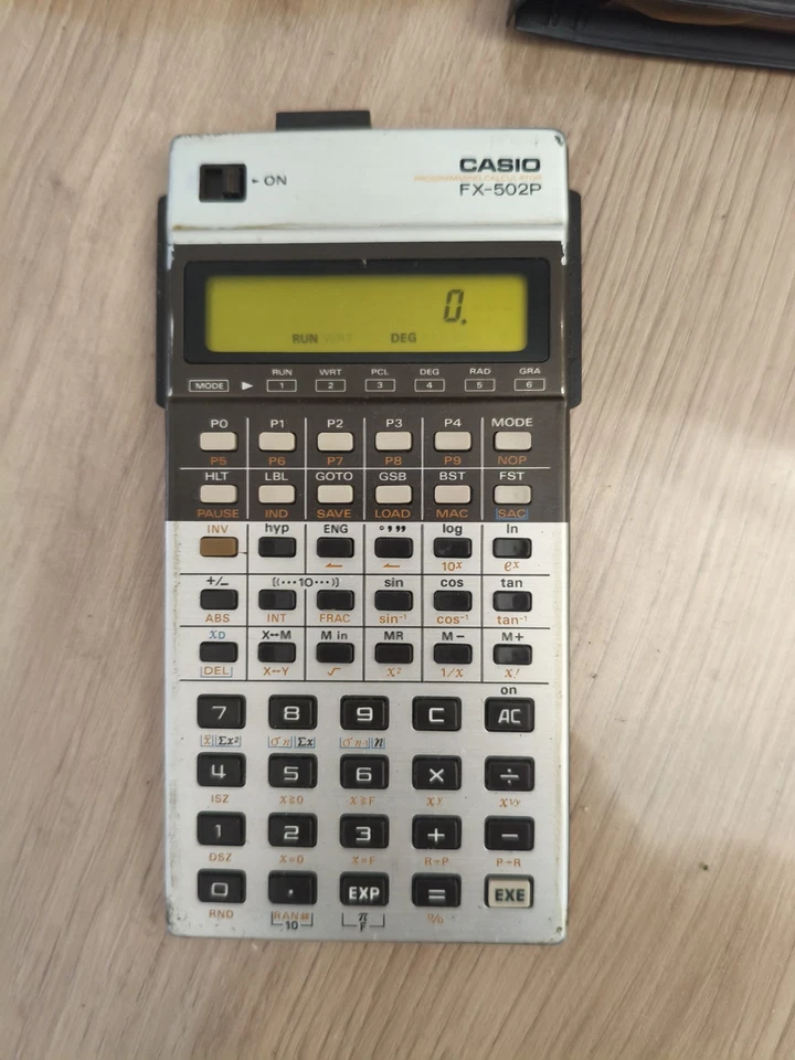 Vintage CASIO FX-502P Scientific Programmable Calculator - Photo 3/4