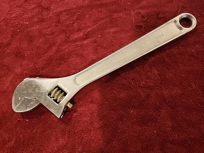 Vintage J.H. Williams Superjustable 12  Adjustable Wrench, No.12L, Locking.