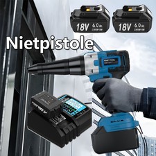 Pistola rivettatrice brushless per Makita 18V batteria rivettatrice automatica/caricabatterie