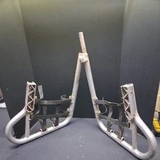 For Yamaha Raptor 660 YFM660R 2001-2005 02 Left&Right Nerf Bars Peg Heel Guards