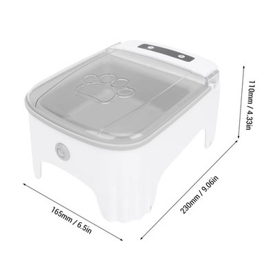 Automatic Pet Feeder Non-Tipping Large Capacity Dustproof Cat & Dog Feeder