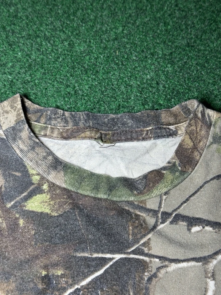 Camiseta Camuflada De Colección Y2K Realtree Manga Larga Niños Jóvenes 14 Lrg  Foto 2 de 4