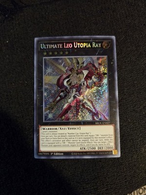 ULTIMATE LEO UTOPIC RAY - BROL-EN027 - SECRET RARE - 1ST EDITION - NM