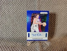 2025 Panini WNBA Prizm Stefanie Dolson Throwback Signatures Blue Auto #09/75