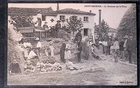 Superb postcard St MAURICE sur DARGOIRE The steam drummer on the square