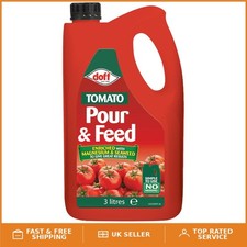 Doff 3L Tomato Pour & Feed - Nutrient-Rich Formula for Vibrant Garden Growth 3.66 per litre