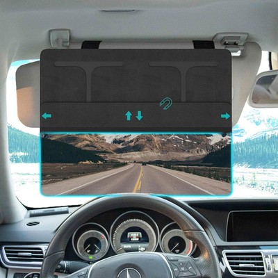 NAZZO Car Visor Extender Sun Blocker, Polarized Sunvisor Extension with Removabl