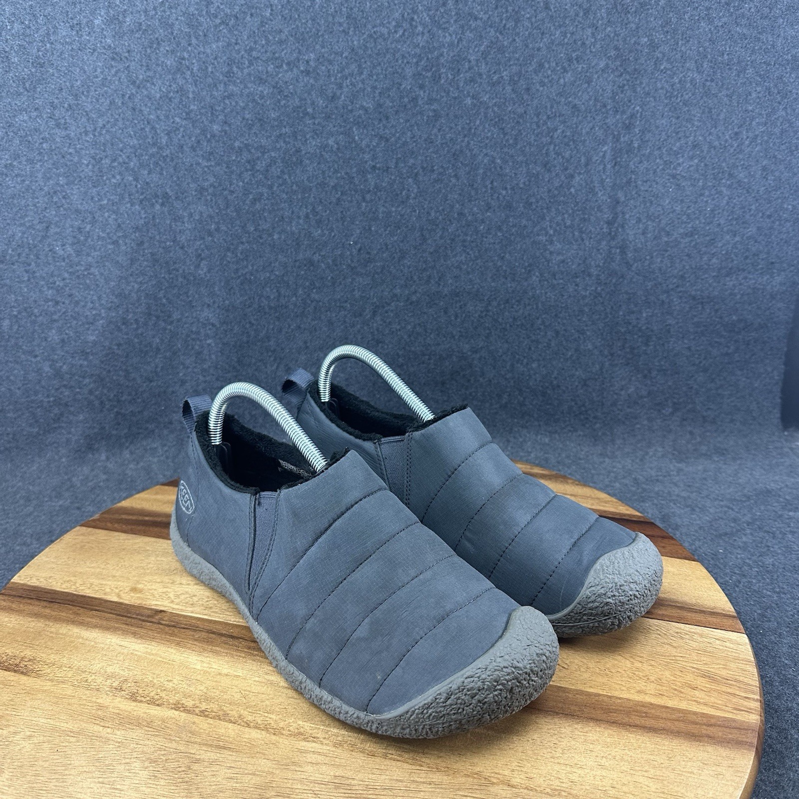 Mocassini Keen Howser II grigi slip on pelliccia sintetica uomo taglia 9 1019617