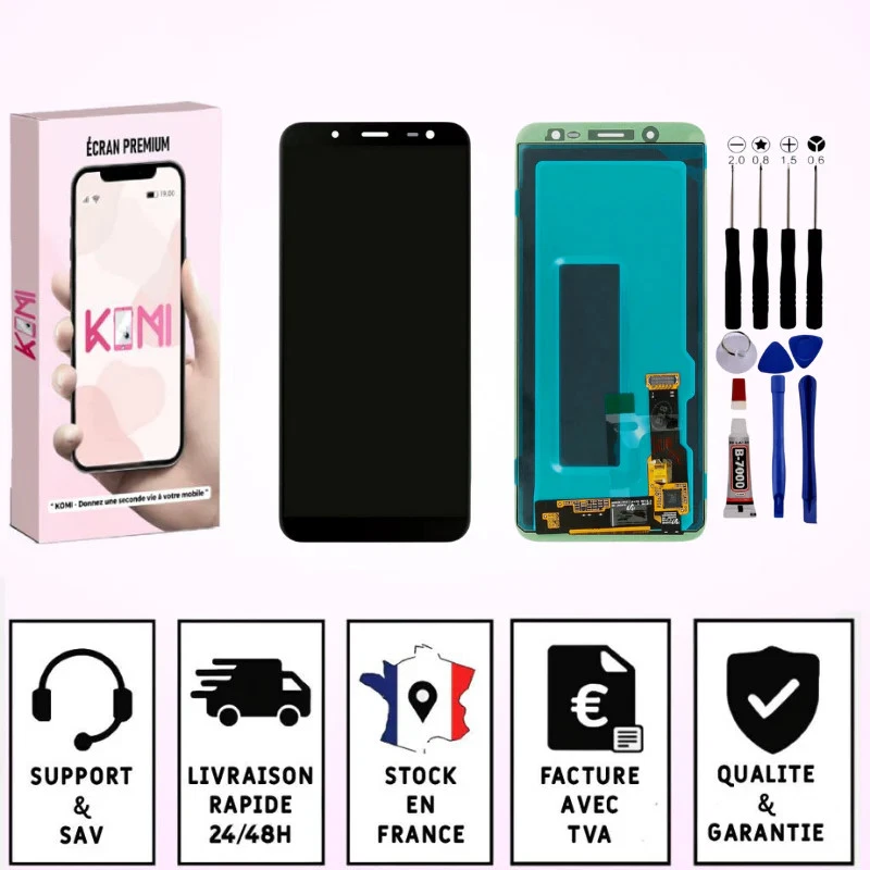 KOMI Ecran Samsung Galaxy J6 2018 J600F J600FN J600G J600N Afficheur + kits - LCD / N