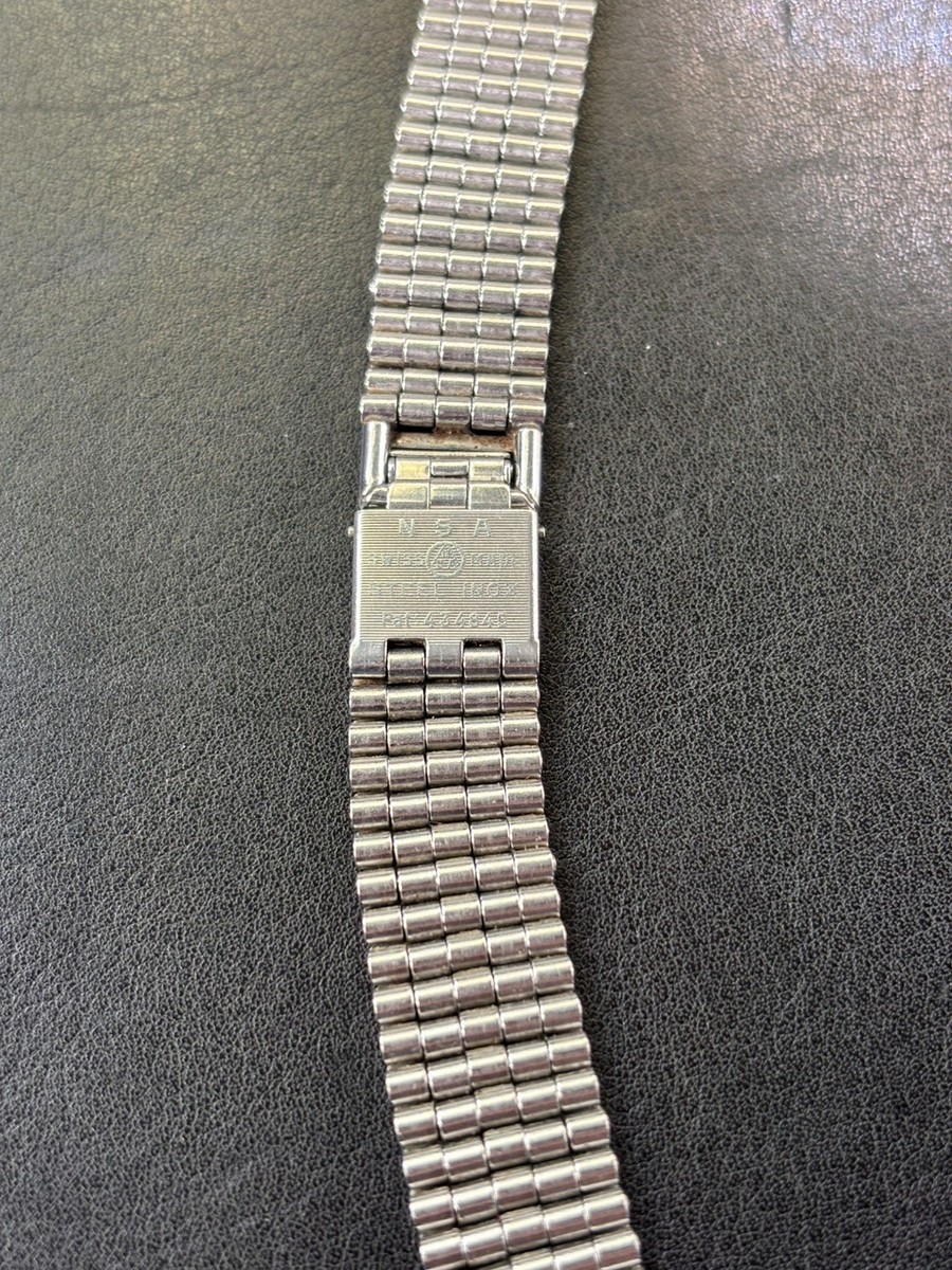 Vintage Rado Swiss NSA-made Bracelet with A Rado-Signed Clasp ~14