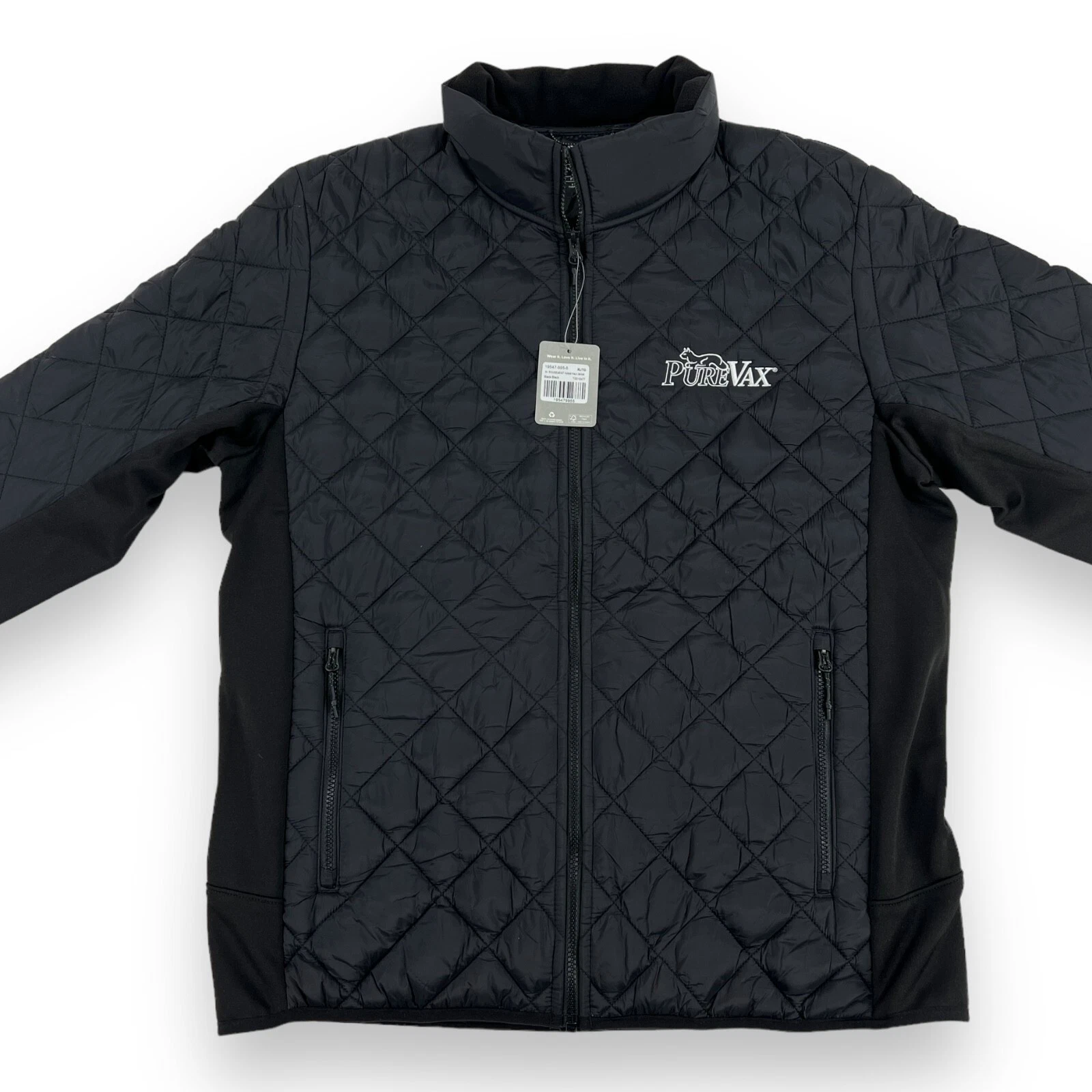 TRIMARK MENS XL Rougemont Hybrid Insulated Jacket Water Resistant w PUREVAX LOGO - product detail image 10
