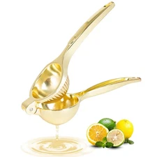 Lemon Squeezer Heavy Duty Zinc Alloy Manual Lemon Juicer High Yield Threaded G