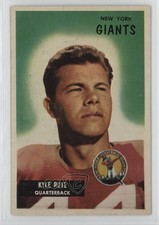 1955 Bowman Kyle Rote #137 1q7