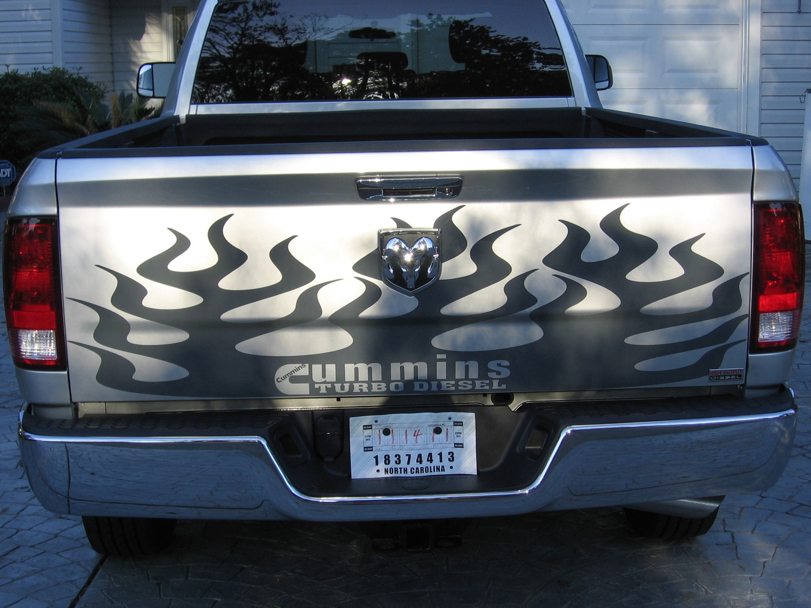 Flame Graphic Set Stripes Decal Decals Graphics FIT All YR Dodge Ram 2500 3500