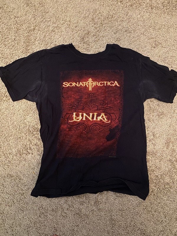2007 SONATA ARTICA North American concert tour shirt black Small