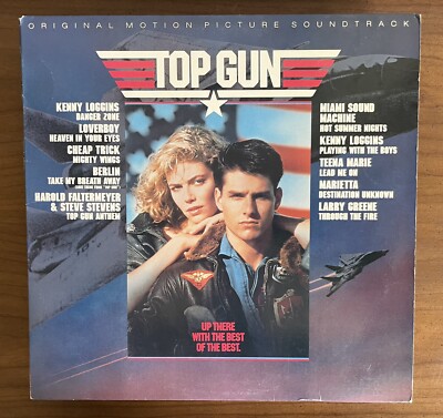 Top Gun Original Motion Picture Soundtrack Starring Tom Cruise 1986 CBS Records