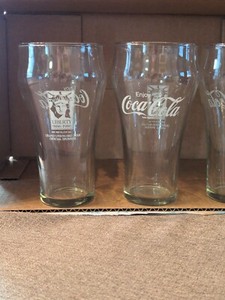 Statue of Liberty Centennial Glasses Coca-Cola-Grand Union/Big Star - Set of 4
