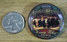 Real Beer America's Brewing Company Honey Wheat Pinback Button #32482