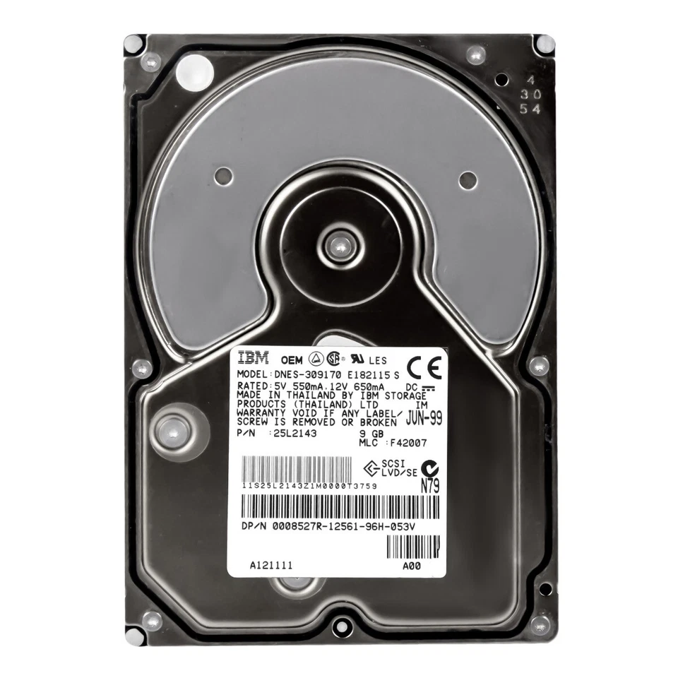 Hard Drive Dell 08527R 25L2143 DNES-309170 9GB 7.2K 2MB Ultra SCSI 3.5'' - Image 3 of 3