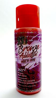 SYNERGY BRONZE ADDICTION ''WILD & SEXY'' ULTRA SILKY DARK EMULSION, 8.4Z- NEW