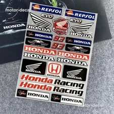 MOTORCYCLE FUEL TANK FAIRING COWL BADGE HELMET EMBLEM DECAL WING RACING STICKER