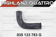 AUDI ur quattro genuine top auxiliary air valve connection pipe 035133783G