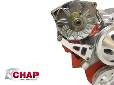 Small Block Chevy Aluminum Alternator Bracket Long Water Pump Sbc Lwp 350 Alt