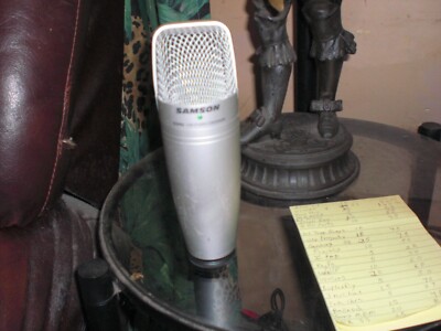Samson C01U Silver Wired USB Portable Professional Studio Condenser Microphone