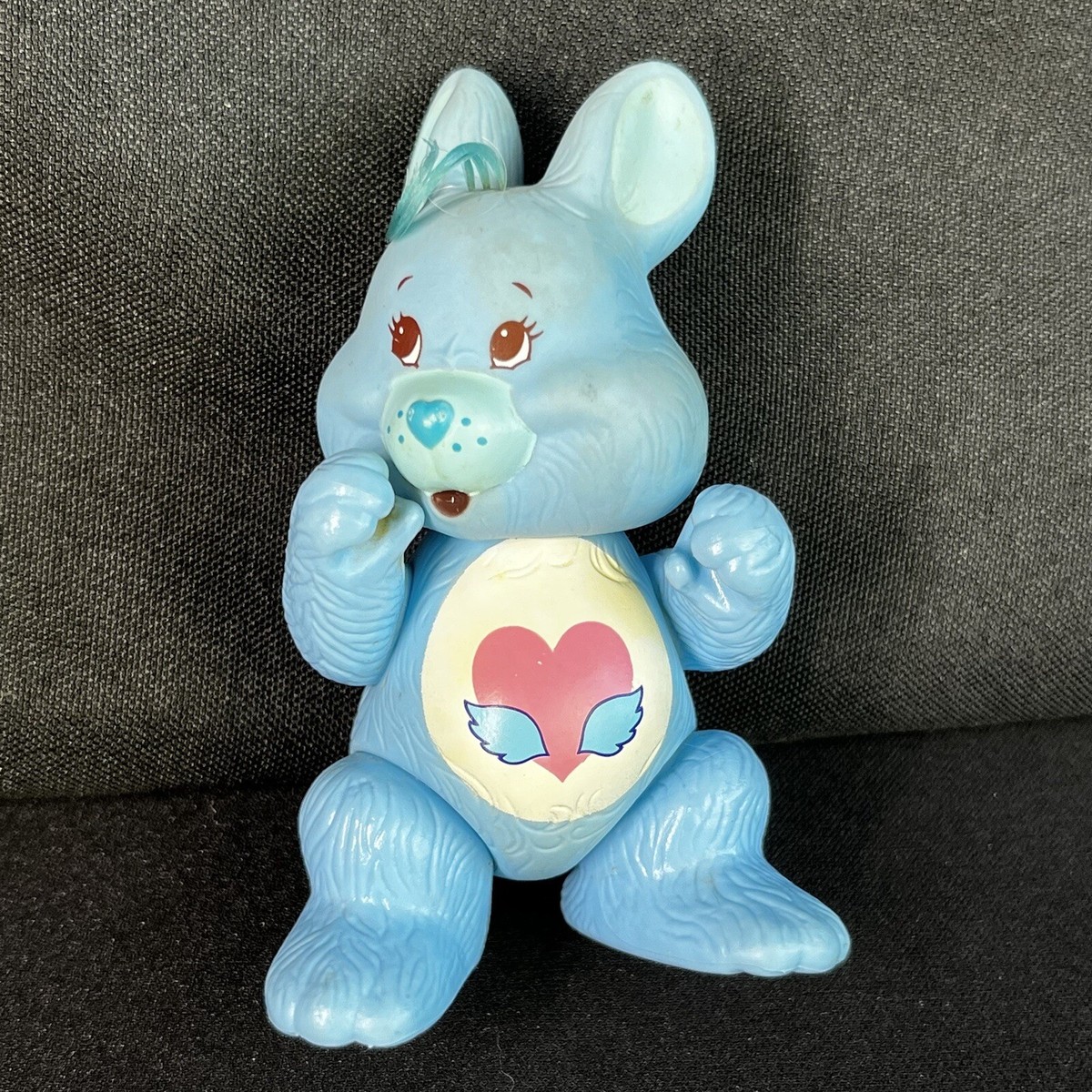 Vintage 1985 Care Bear Cousins Swift Heart Rabbit Poseable
