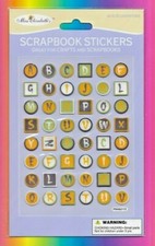 Miss Elizabeth's Epoxy Alphabet Sticker Pack 