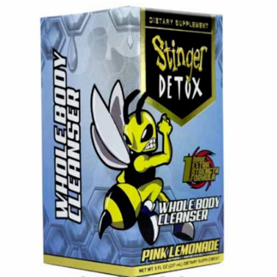 Stinger Detox Whole Body Cleanser 1 Hour Extra Strength   Pink Lemonade - 8 OZ