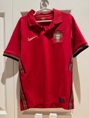 Portugal euro 2020 home jersey kids small