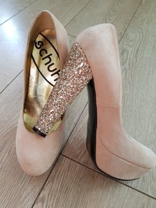 schuh gold heels