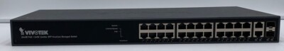 Vivotek  24xGE PoE + 2xGE SFP Web Smart Managed Switch