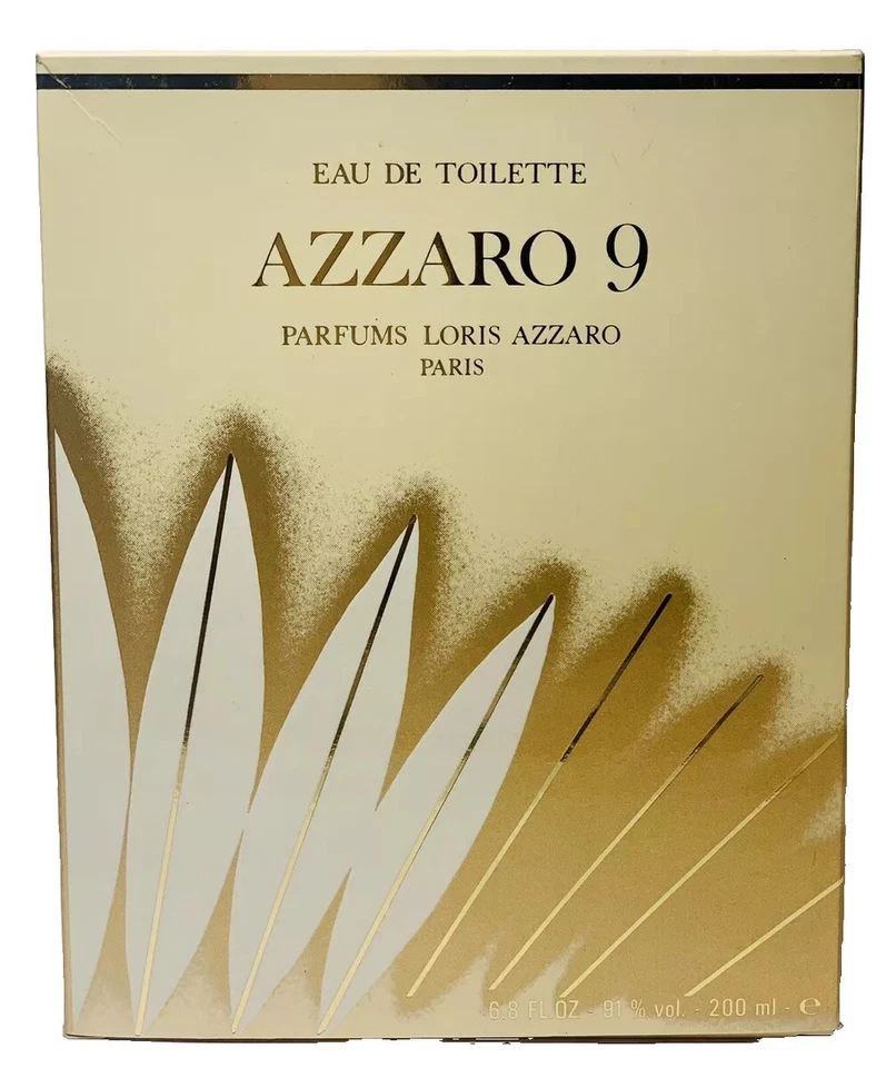 AZZARO 9 EDT Por LORIS AZZARO 200ml/6.7 SPLASH HECHO EN FRANCIA ¡DE COLECCIÓN!! Foto 2 de 4