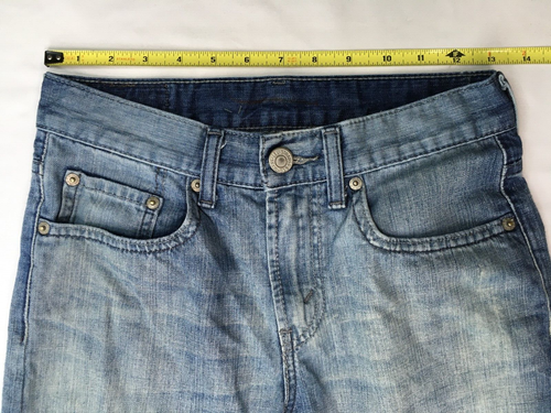 Levi's 514 Jeans Youth Boys 12REG 26x26.5 True 26x27 Blue Denim - Picture 3 of 13