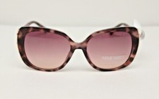 Nine West Pink Tortoise Shell Butterfly Womens Sunglasses 100 UVA-VB 44595RNJ205
