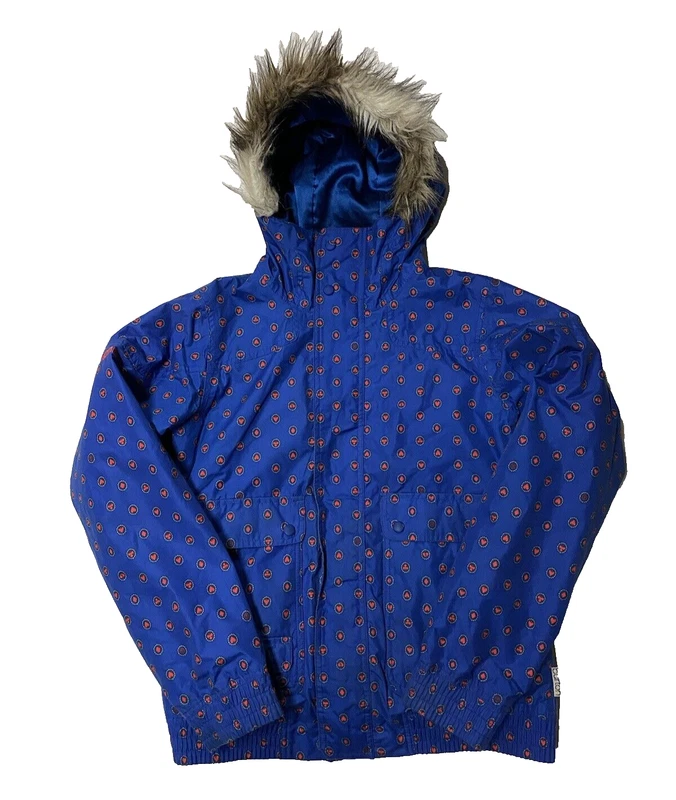 burton dryride waterproof hooded insulated ski jacket