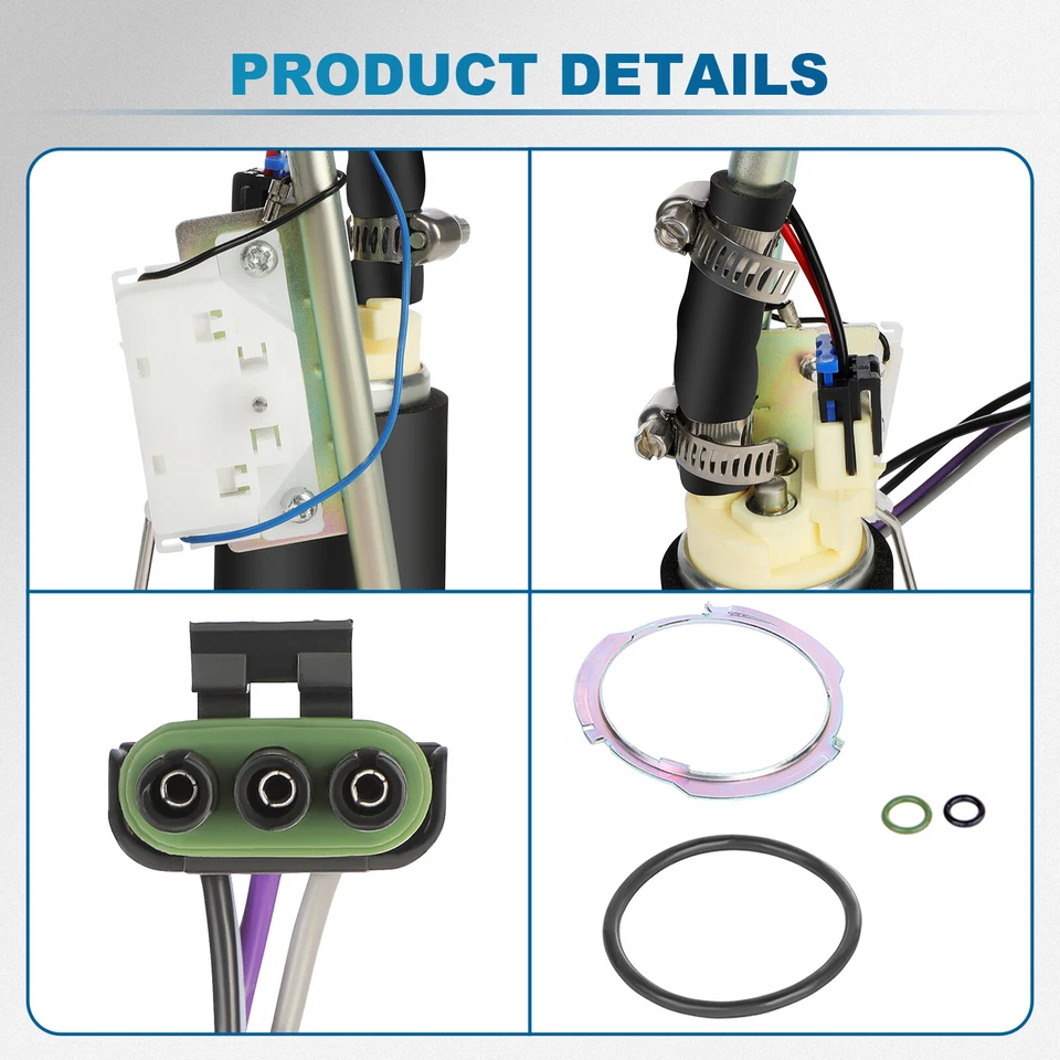 Bomba de combustible eléctrica para Chevy GMC C/K 1500 2500 3500 1996 1997 4,3/5,0/5,7/7,4 L Foto 2 de 4